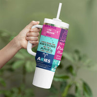 Teacher Life Tumbler With Handle Teaching Appreciation Colorful School Supplies Gift For Educator