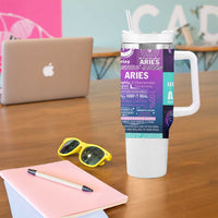 Teacher Life Tumbler With Handle Teaching Appreciation Colorful School Supplies Gift For Educator