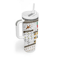 Funny Skilled Pilot Tumbler With Handle Can Keep It Up For Hours Flight Instructor Aviation Enthusiast Gift