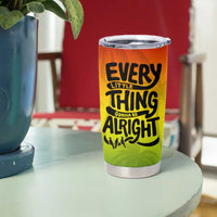 One Love Jamaica Tumbler Cup Every Little Thing Gonna Be Alright Good Vibes Since 1962 - Wonder Print Shop