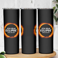 Total Solar Eclipse Skinny Tumbler America Totality April 8th 2024 - Wonder Print Shop