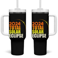 Total Solar Eclipse Tumbler With Handle America Totality April 8 2024 - Wonder Print Shop
