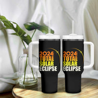 Total Solar Eclipse Tumbler With Handle America Totality April 8 2024 - Wonder Print Shop