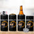 Total Solar Eclipse 4 in 1 Can Cooler Tumbler Funny Cat Totality - Wonder Print Shop