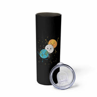 Funny Total Solar Eclipse Skinny Tumbler Cute Earth Moon Sun American Totality April 8 2024 - Wonder Print Shop