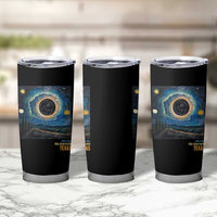 Total Solar Eclipse Tumbler Cup April 8 2024 Starry Night Totality - Wonder Print Shop