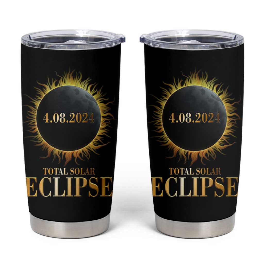 Total Solar Eclipse Tumbler Cup 8 April 2024 Totality Phenomenon United States - Wonder Print Shop
