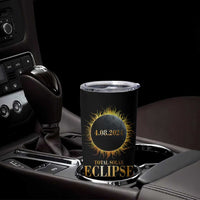 Total Solar Eclipse Tumbler Cup 8 April 2024 Totality Phenomenon United States - Wonder Print Shop