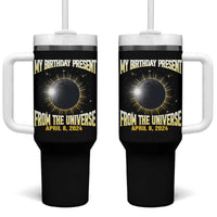 Total Solar Eclipse Tumbler With Handle My Birthday Present From The Universe April 8 2024 - Wonder Print Shop