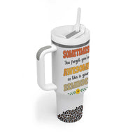 Best Freakin Auntie Ever Tumbler With Handle Funny Aunt Reminder You're Awesome Leopard Rainbow