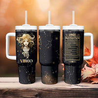 Virgo Zodiac Tumbler With Handle Celestial Constellation Astrology Horoscope Galaxy - Wonder Print Shop