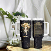 Virgo Zodiac Tumbler With Handle Celestial Constellation Astrology Horoscope Galaxy - Wonder Print Shop