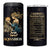 Aquarius Zodiac 4 in 1 Can Cooler Tumbler Celestial Constellation Astrology Horoscope Galaxy - Wonder Print Shop
