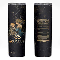 Aquarius Zodiac Skinny Tumbler Celestial Constellation Astrology Horoscope Galaxy - Wonder Print Shop