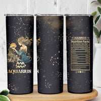 Aquarius Zodiac Skinny Tumbler Celestial Constellation Astrology Horoscope Galaxy - Wonder Print Shop