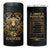 Cancer Zodiac 4 in 1 Can Cooler Tumbler Celestial Constellation Astrology Horoscope Galaxy - Wonder Print Shop