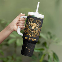 Cancer Zodiac Tumbler With Handle Celestial Constellation Astrology Horoscope Galaxy - Wonder Print Shop