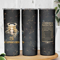Capricorn Zodiac Skinny Tumbler Celestial Constellation Astrology Horoscope Galaxy - Wonder Print Shop