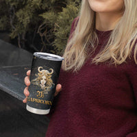 Capricorn Zodiac Tumbler Cup Celestial Constellation Astrology Horoscope Galaxy - Wonder Print Shop