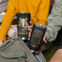 Capricorn Zodiac Tumbler Cup Celestial Constellation Astrology Horoscope Galaxy - Wonder Print Shop