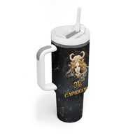 Capricorn Zodiac Tumbler With Handle Celestial Constellation Astrology Horoscope Galaxy - Wonder Print Shop