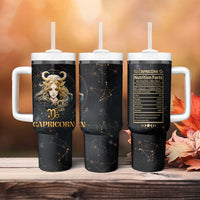 Capricorn Zodiac Tumbler With Handle Celestial Constellation Astrology Horoscope Galaxy - Wonder Print Shop