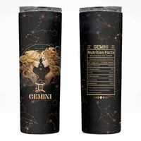 Gemini Zodiac Skinny Tumbler Celestial Constellation Astrology Horoscope Galaxy - Wonder Print Shop