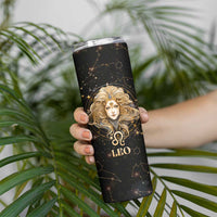 Leo Zodiac Skinny Tumbler Celestial Constellation Astrology Horoscope Galaxy - Wonder Print Shop