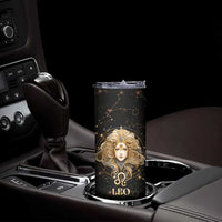 Leo Zodiac Skinny Tumbler Celestial Constellation Astrology Horoscope Galaxy - Wonder Print Shop