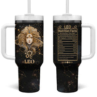 Leo Zodiac Tumbler With Handle Celestial Constellation Astrology Horoscope Galaxy - Wonder Print Shop