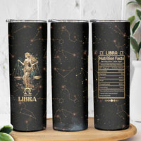 Libra Zodiac Skinny Tumbler Celestial Constellation Astrology Horoscope Galaxy - Wonder Print Shop