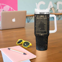 Libra Zodiac Tumbler With Handle Celestial Constellation Astrology Horoscope Galaxy - Wonder Print Shop