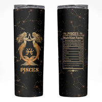 Pisces Zodiac Skinny Tumbler Celestial Constellation Astrology Horoscope Galaxy - Wonder Print Shop