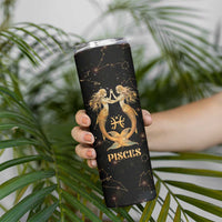 Pisces Zodiac Skinny Tumbler Celestial Constellation Astrology Horoscope Galaxy - Wonder Print Shop