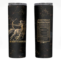 Sagittarius Zodiac Skinny Tumbler Celestial Constellation Astrology Horoscope Galaxy - Wonder Print Shop