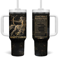 Sagittarius Zodiac Tumbler With Handle Celestial Constellation Astrology Horoscope Galaxy - Wonder Print Shop