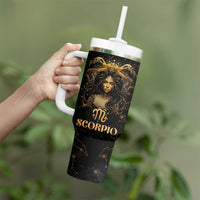 Scorpio Zodiac Tumbler With Handle Celestial Constellation Astrology Horoscope Galaxy - Wonder Print Shop