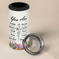 Uplifting Christian Faith 4 in 1 Can Cooler Tumbler I Can Do All Things Through Christ Who Strengthans Me Bible Verse Motivation