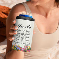 Uplifting Christian Faith 4 in 1 Can Cooler Tumbler I Can Do All Things Through Christ Who Strengthans Me Bible Verse Motivation