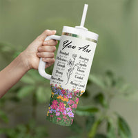 Uplifting Christian Faith Tumbler With Handle I Can Do All Things Through Christ Who Strengthans Me Bible Verse Motivation