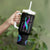 Personalized Suicide Prevention Awareness Tumbler With Handle Custom Name Teal and Purple Ribbon Sunflower American Flag