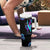 Personalized Suicide Prevention Awareness Tumbler With Handle Custom Name Teal and Purple Ribbon Sunflower American Flag