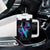 Personalized Suicide Prevention Awareness Tumbler With Handle Custom Name Teal and Purple Ribbon Sunflower American Flag