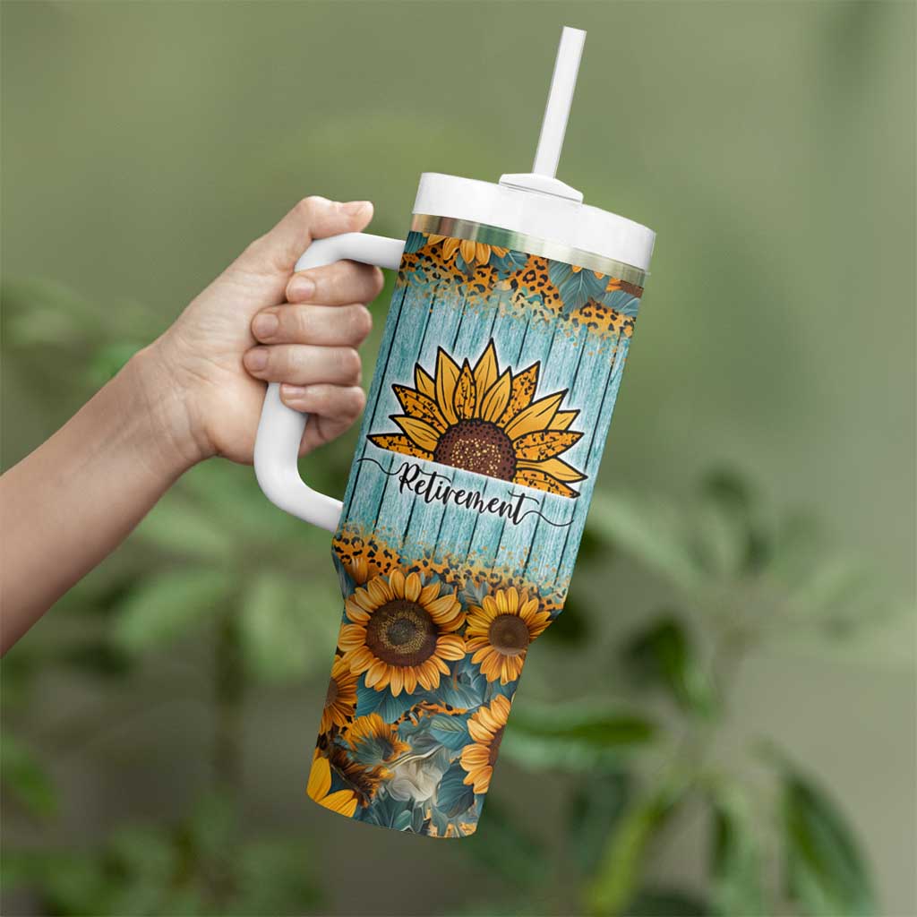 Funny Retirement Gifts For Women Tumbler With Handle Retired Every Hour Is A Happy Hour - Wonder Print Shop