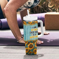 Funny Retirement Gifts For Women Tumbler With Handle Retired Every Hour Is A Happy Hour - Wonder Print Shop