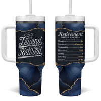 The Legend Has Retired Tumbler With Handle Do Whatever The Hell You Want To Do Retirement Gifts - Wonder Print Shop