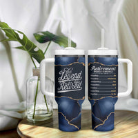 The Legend Has Retired Tumbler With Handle Do Whatever The Hell You Want To Do Retirement Gifts - Wonder Print Shop