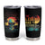 The Legend Has Retired Tumbler Cup Happy Retirement Gift Retro Skull Beach - Wonder Print Shop