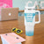 Retired Nurse Tumbler With Handle A Legendary Nurse Has Retired Officially Discharged 2024 - Wonder Print Shop