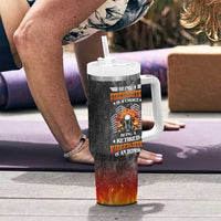 Retired Firefighter Tumbler With Handle Being A Retired Firefighter Is An Honor Retirement Gift - Wonder Print Shop